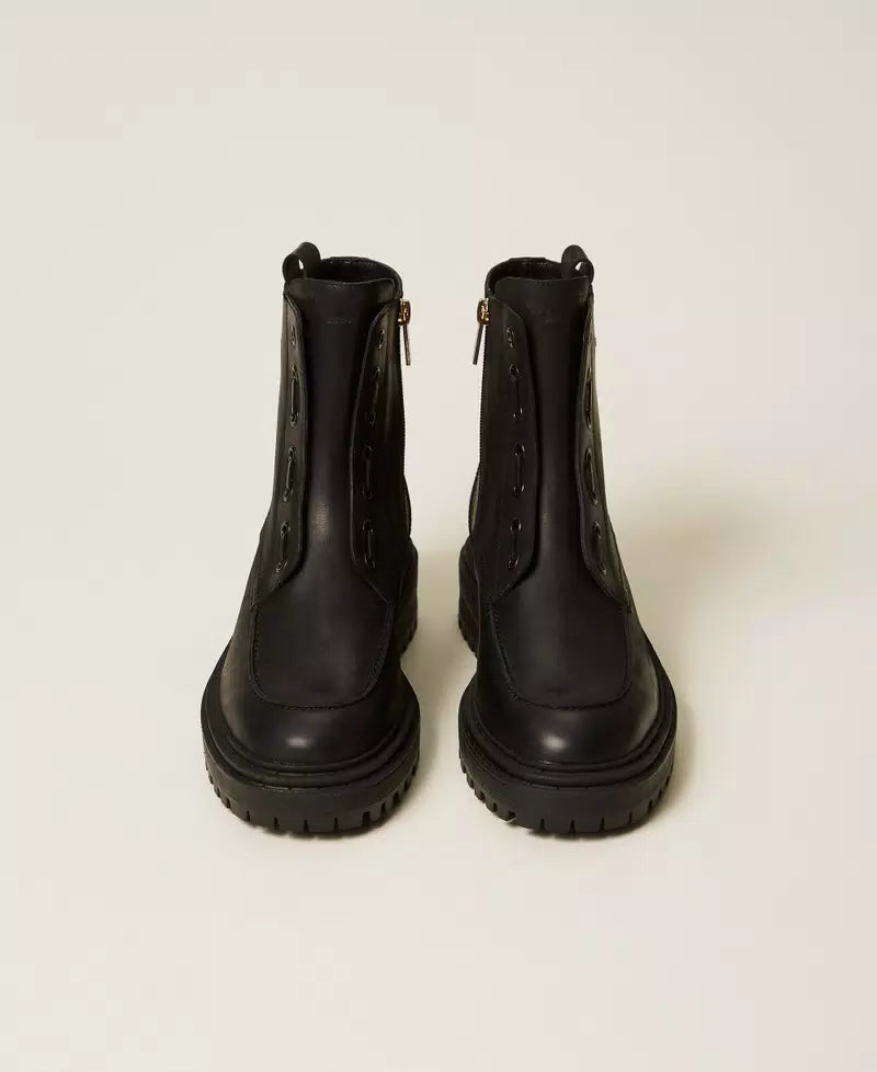 Кожени дамски боти Twinset