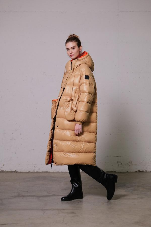 Дълго пухено яке