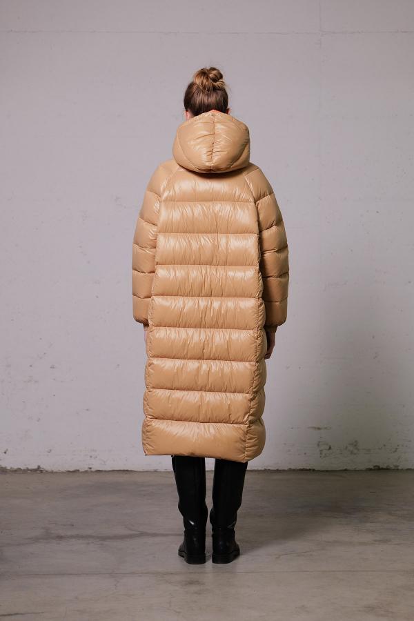 Дълго пухено яке