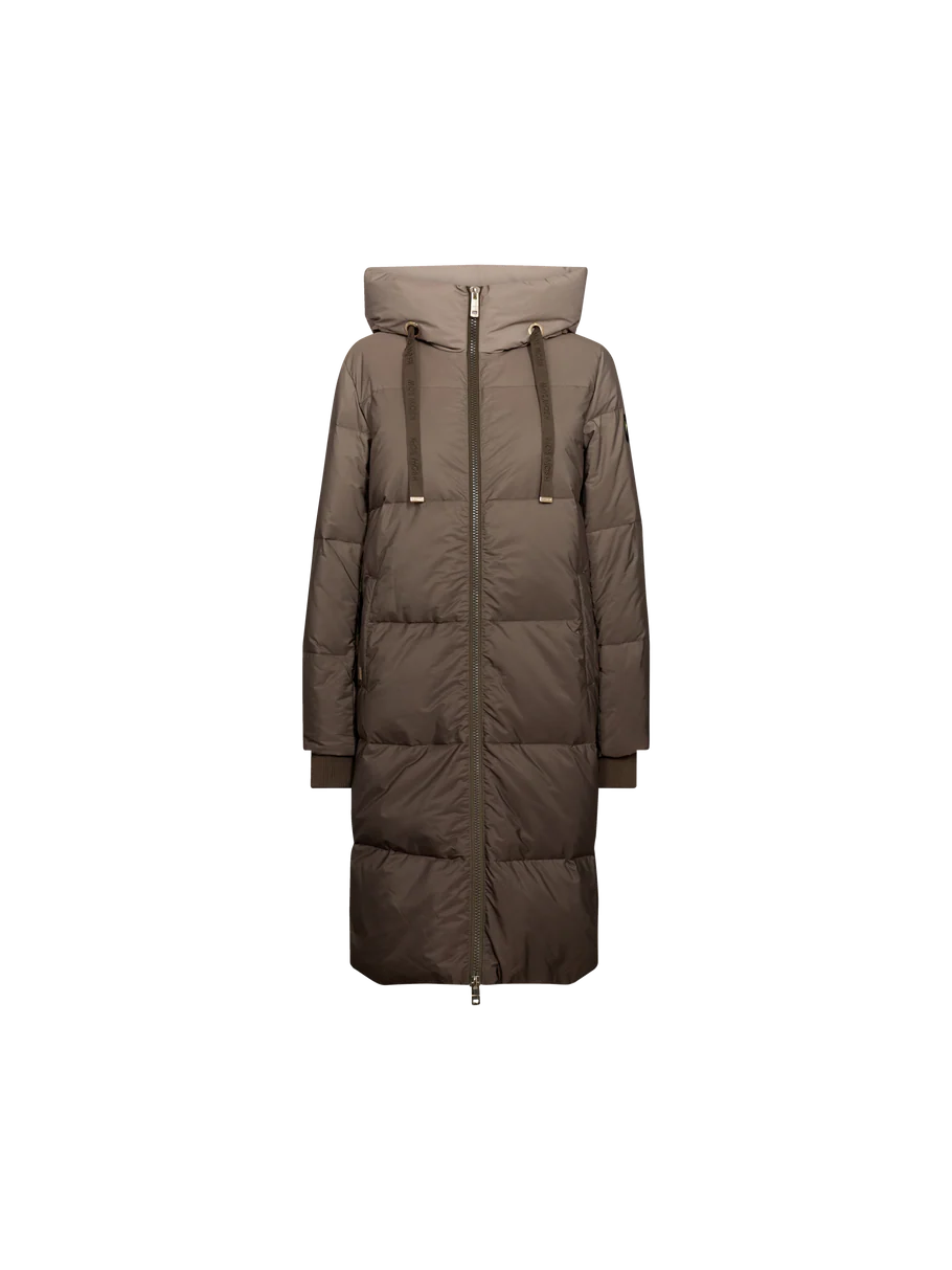 Дълго пухено яке с омбре ефект Mos Mosh