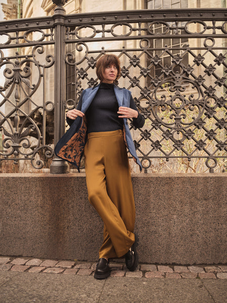 пуловер Relena Rib Lux Rollneck Knit