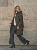 Дълго палто с качулка Mos Mosh