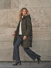 Дълго палто с качулка Mos Mosh