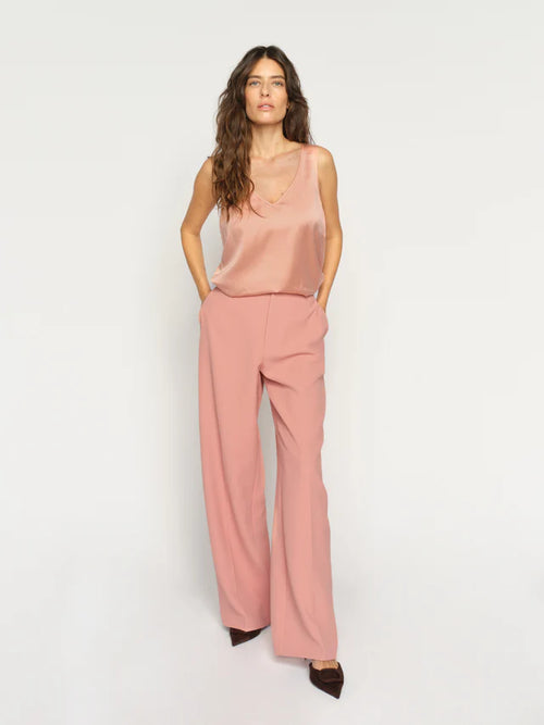 Копринен потник с V-образно деколте Mos Mosh Astrid