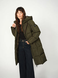 Дълго палто с качулка Mos Mosh