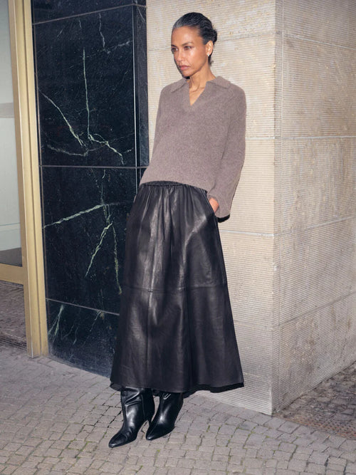 Кожена пола Mos Mosh Meena