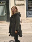 Дълго палто с качулка Mos Mosh