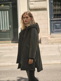 Дълго палто с качулка Mos Mosh