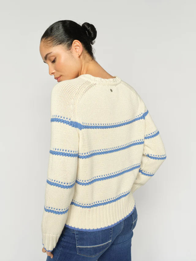 Плетена блуза Mps Mosh Rola Bine Stripe