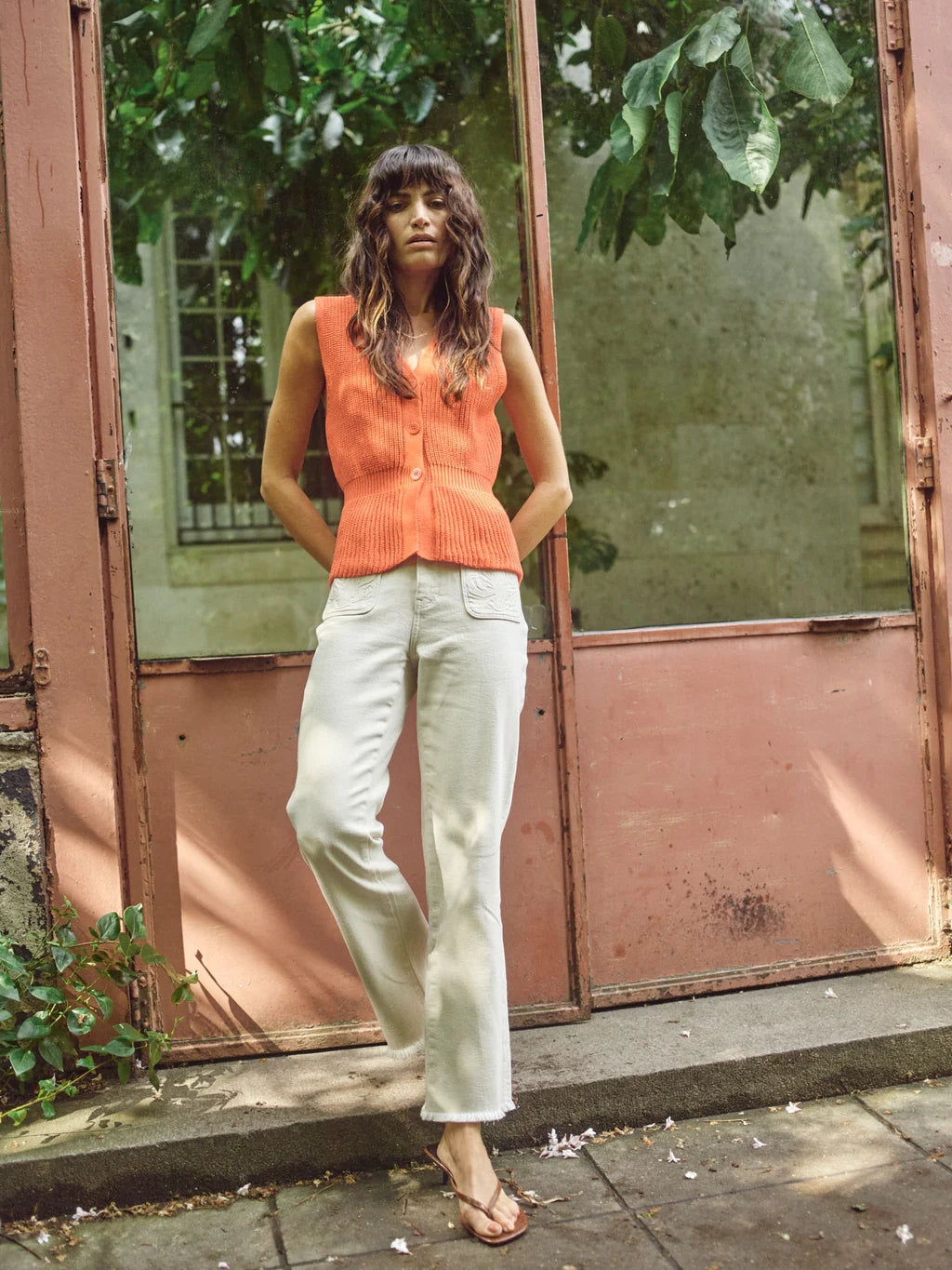 Дънки Mos Mosh Ashley Blossom Разкроена кройка