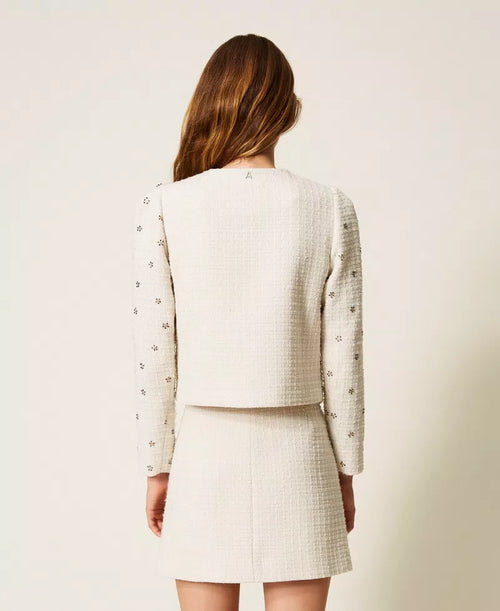 Мини пола Twinset с бродерия и пайети