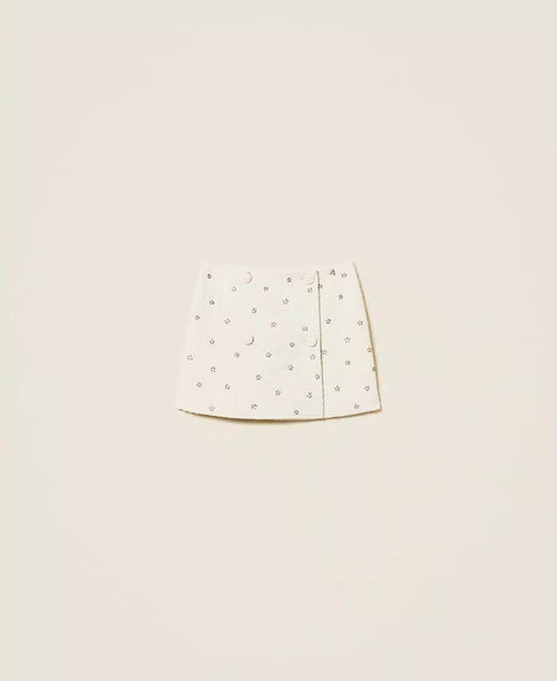 Мини пола Twinset с бродерия и пайети