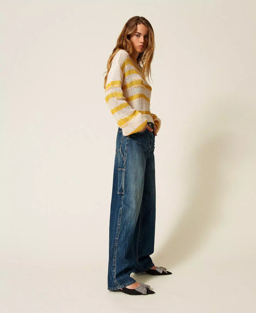 Дънки Actitude Twinset с мраморно измиване