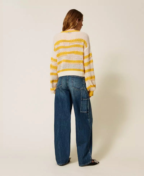 Дънки Actitude Twinset с мраморно измиване