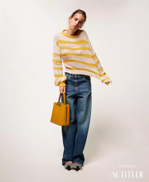 Дънки Actitude Twinset с мраморно измиване