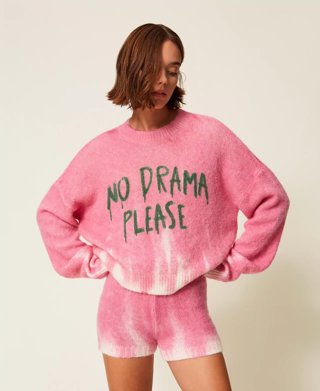 Пуловер от вълнена Twinset