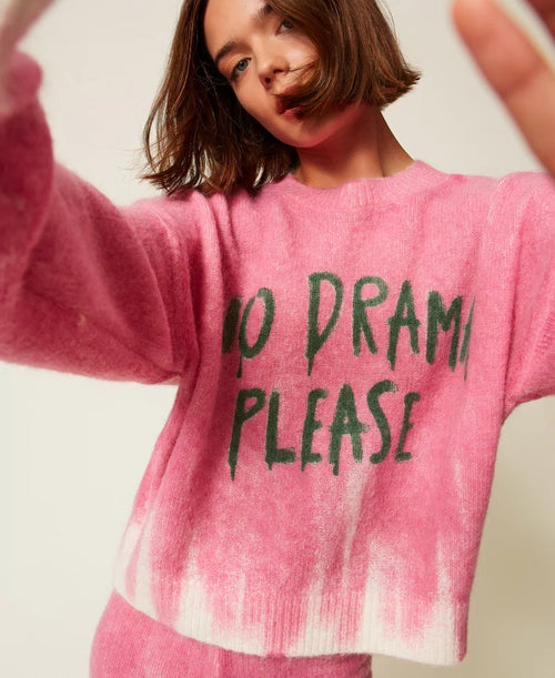 Пуловер от вълнена Twinset