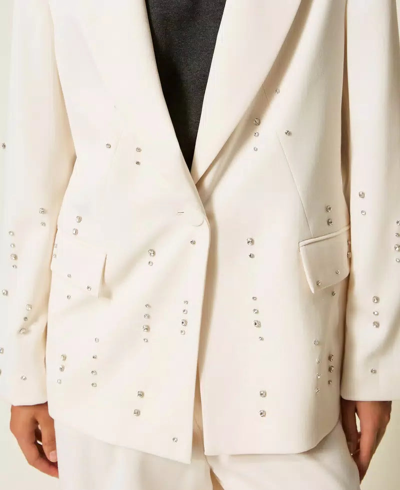 Сако с ръчно бродирани кристали  Twinset