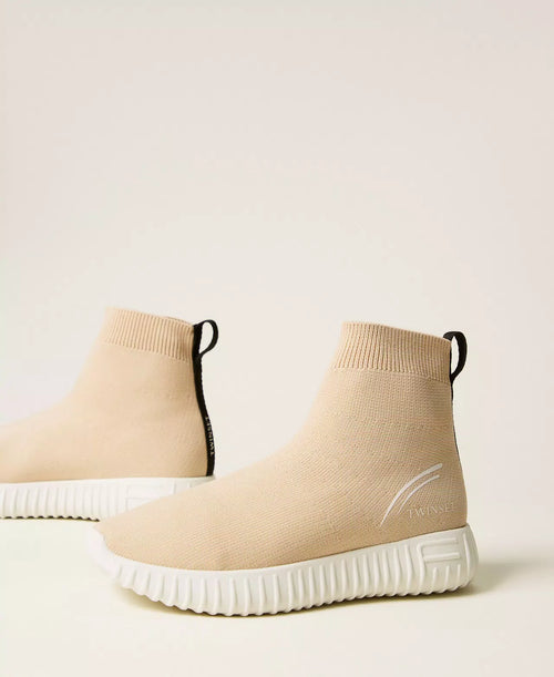 Детски кецове чорапи с лого Twinset