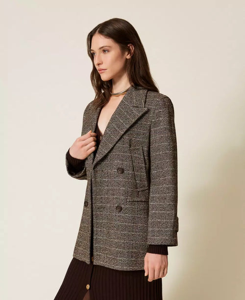 Палтo от вълнена смес Twinset