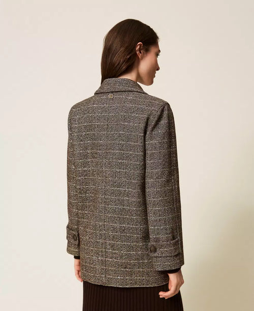 Палтo от вълнена смес Twinset