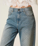 Дънки с кристали Twinset