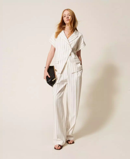 Панталон с райета Twinset