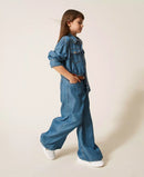 Дънки с широки крачоли Twinset girl
