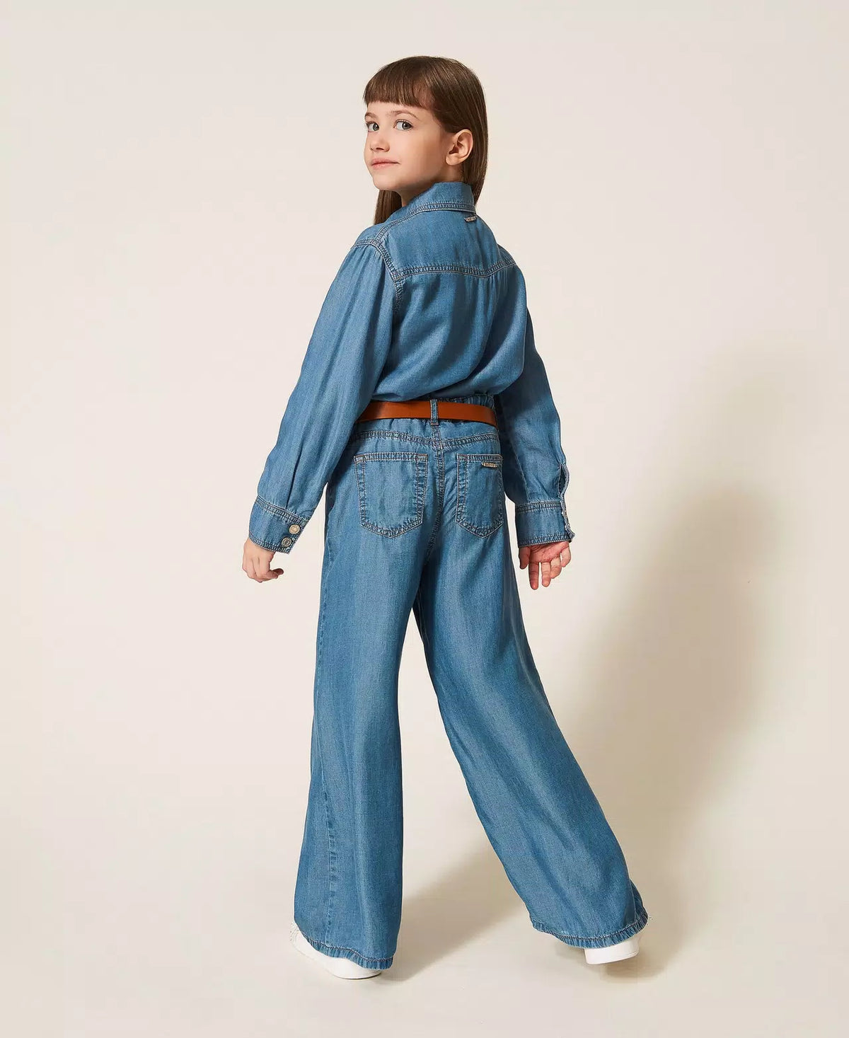 Дънки с широки крачоли Twinset girl