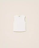 Топ Ribbed top with studs Twinset Girl