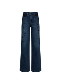 Дънки с флорална апликация Mos Mosh