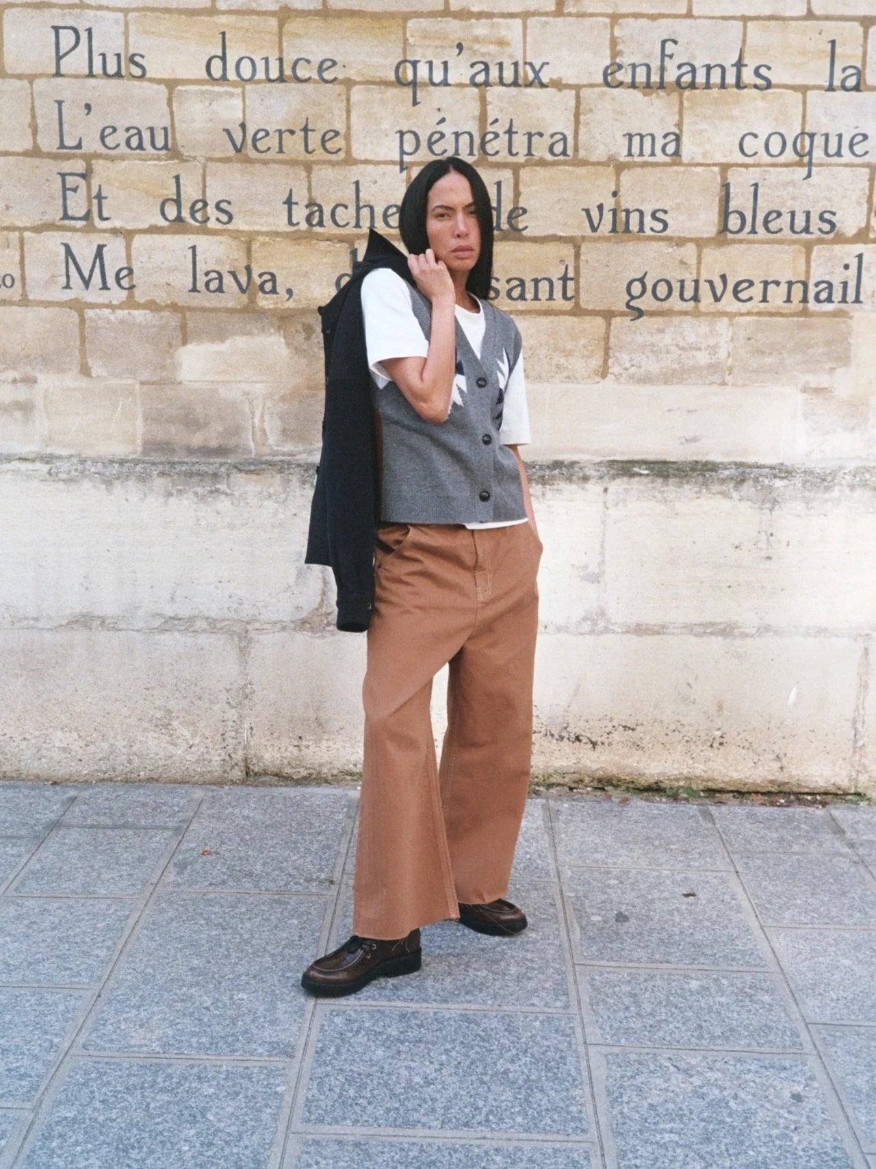 панталон Heyanno Full Herringbone Pant