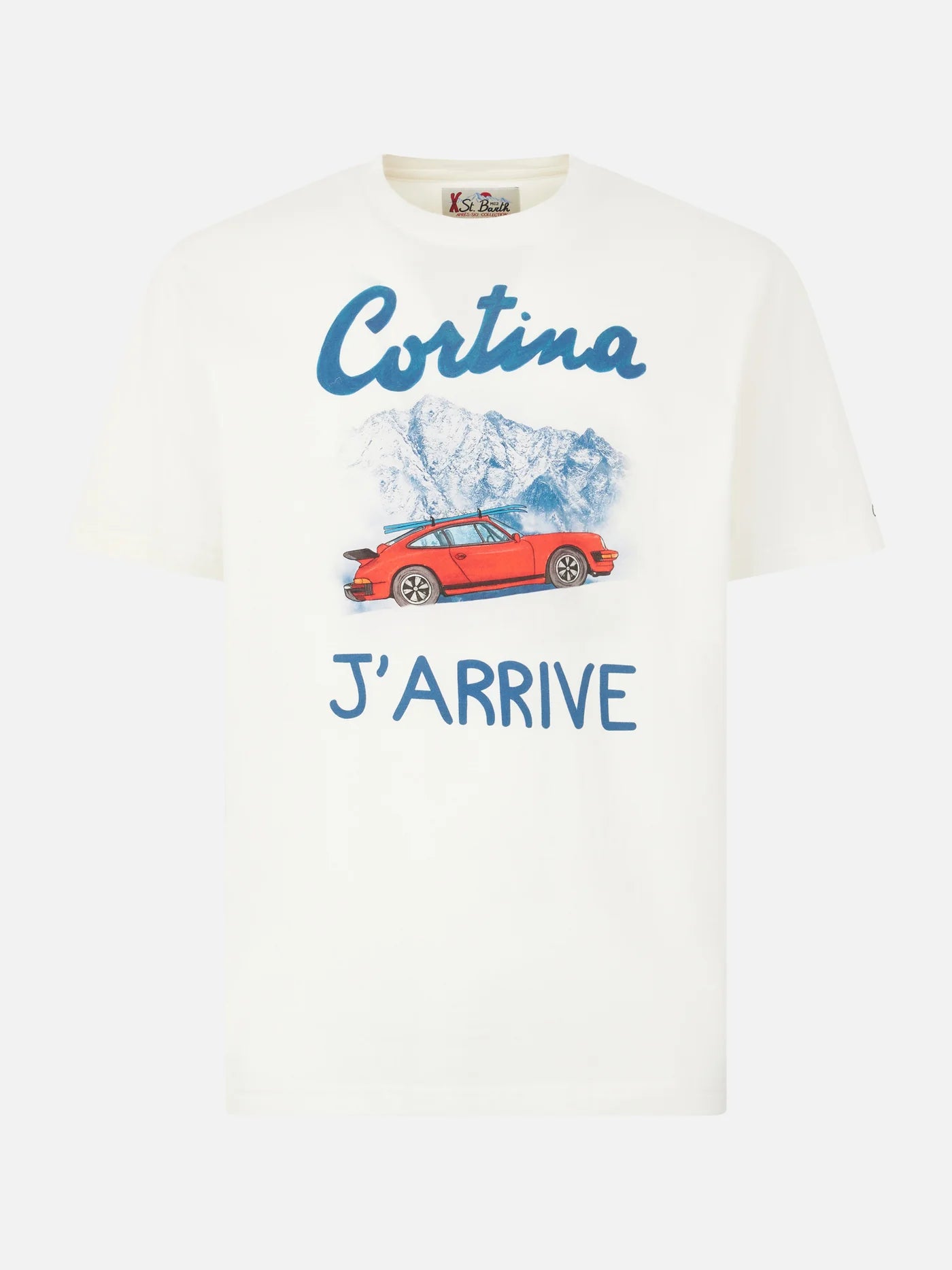 Мъжка памучна тениска Cortina J'arrive print