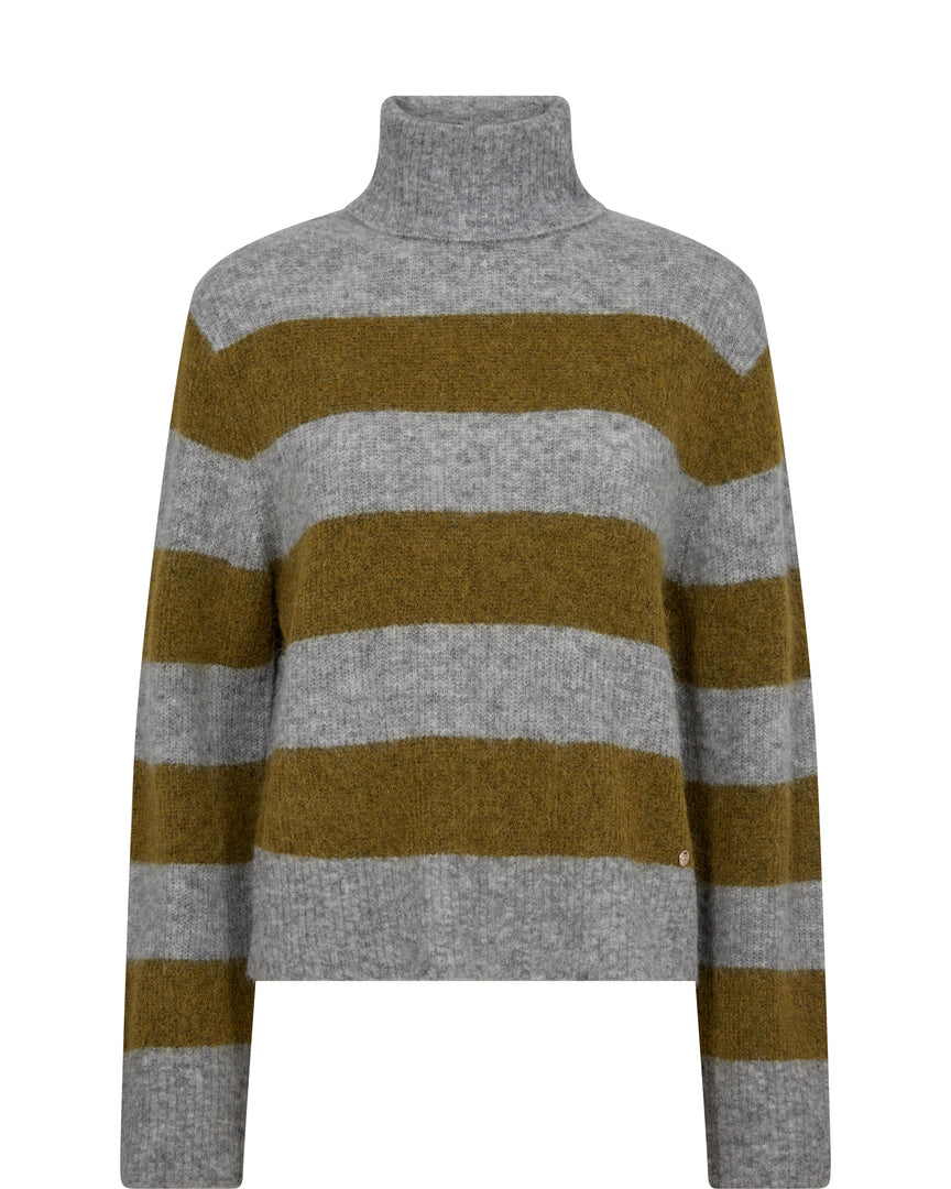 пуловер Thora stripe Roll neck