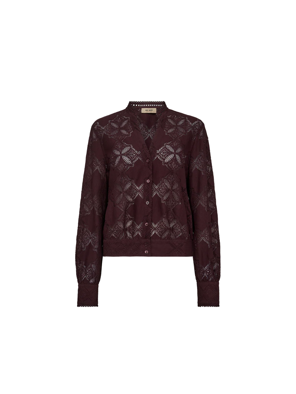 Елегантна дантелена риза Mos Mosh