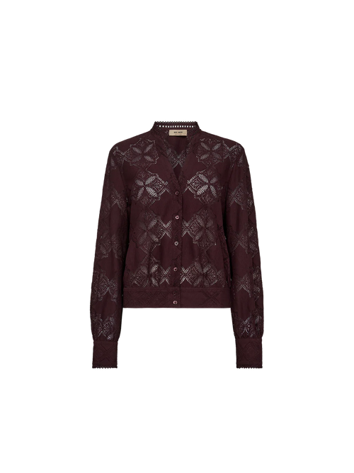 Елегантна дантелена риза Mos Mosh