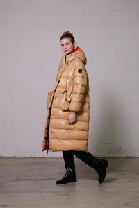 Дълго пухено яке