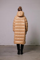 Дълго пухено яке