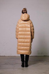 Дълго пухено яке