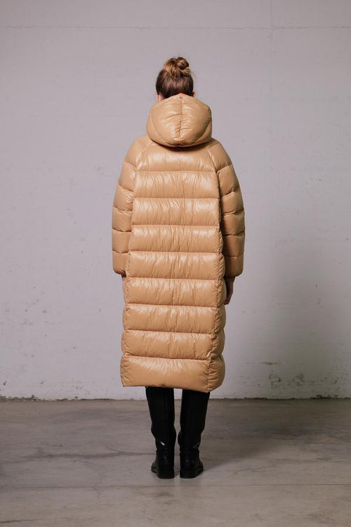 Дълго пухено яке