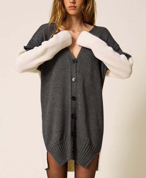 Дълга жилетка от вълна Twinset