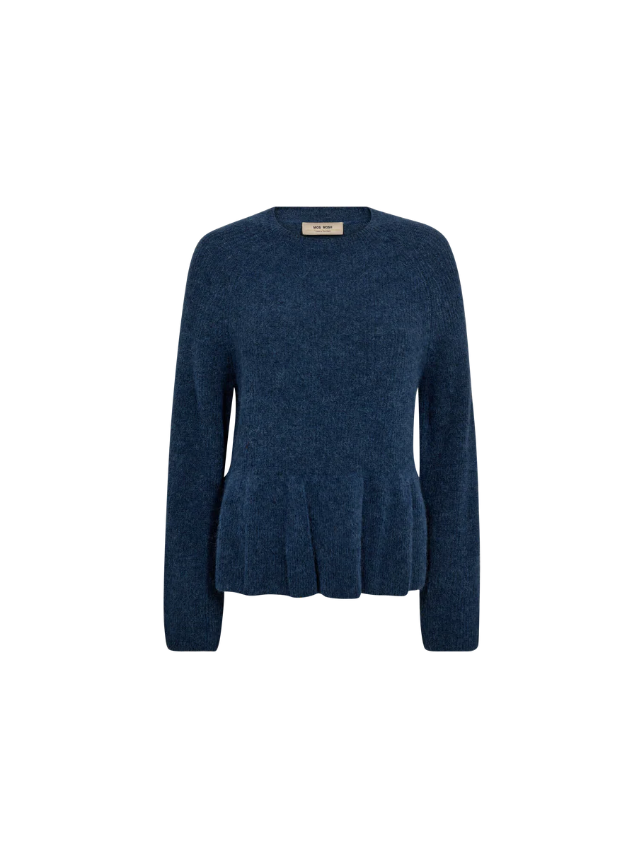 пуловер Mos Mosh Thora O-Neck Frill Knit