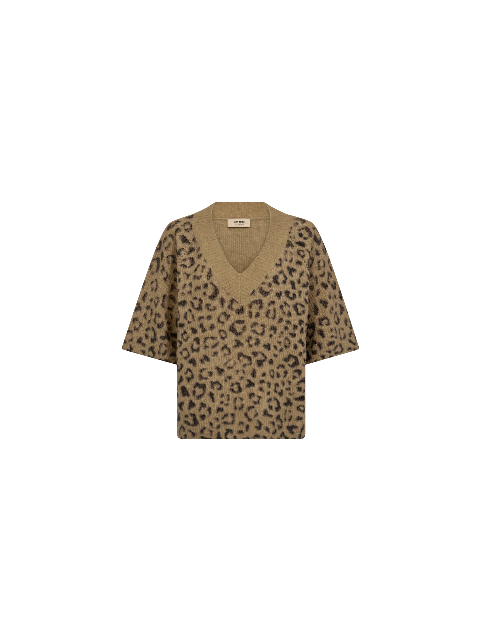 Пуловер с алпака Mos Mosh Taci V-Neck Leo Knit