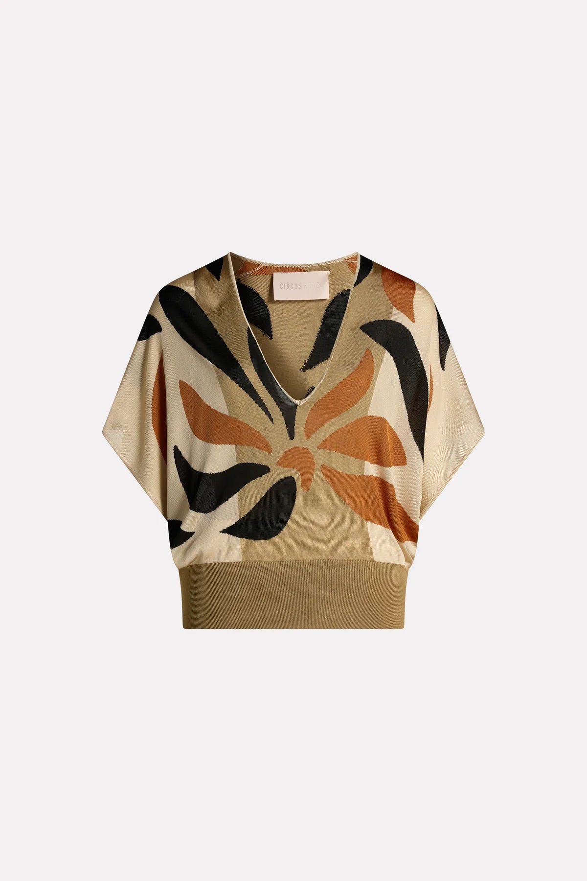 блуза VISCOSE INLAY TOP