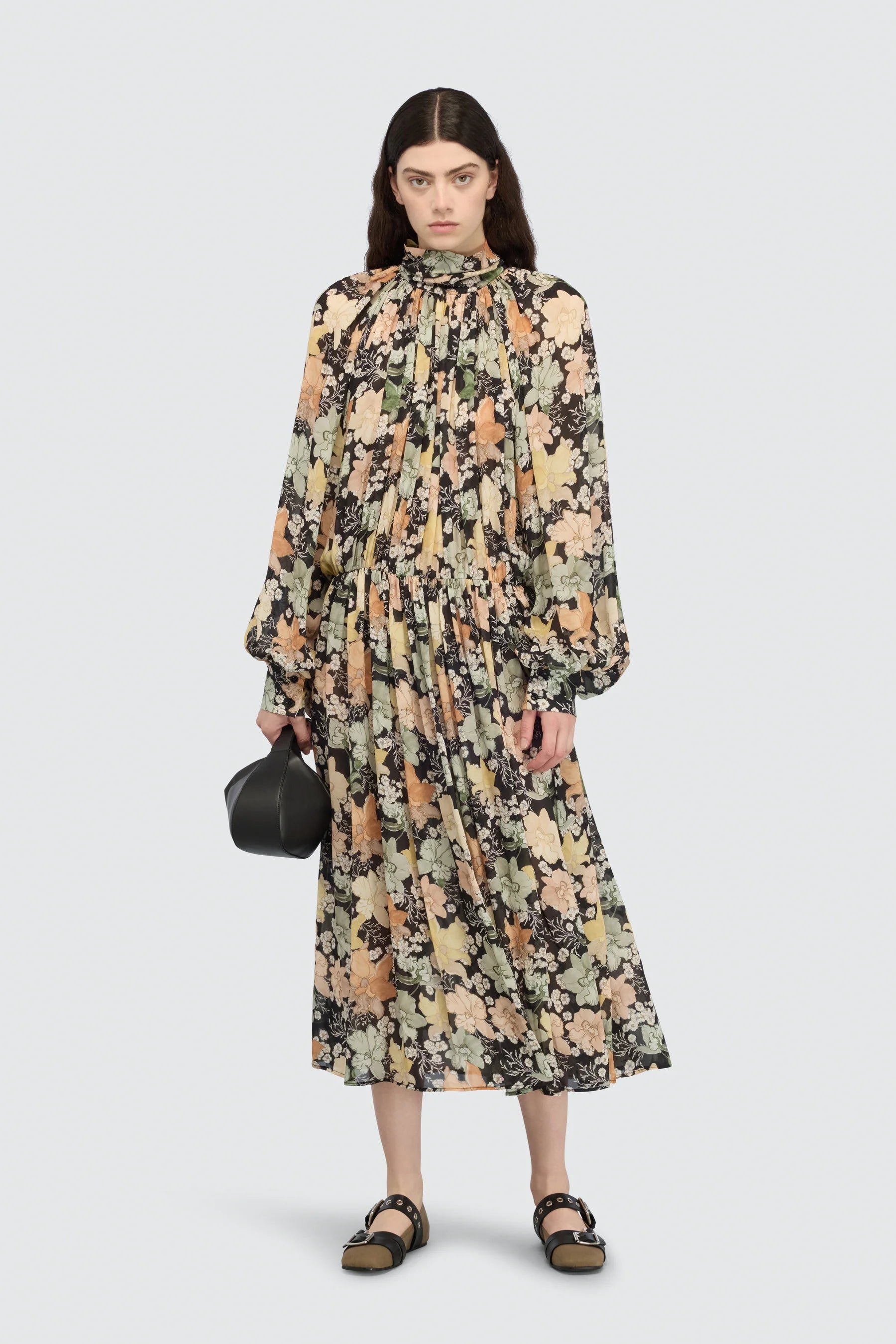 NAIARA DRESS SEMICOUTURE