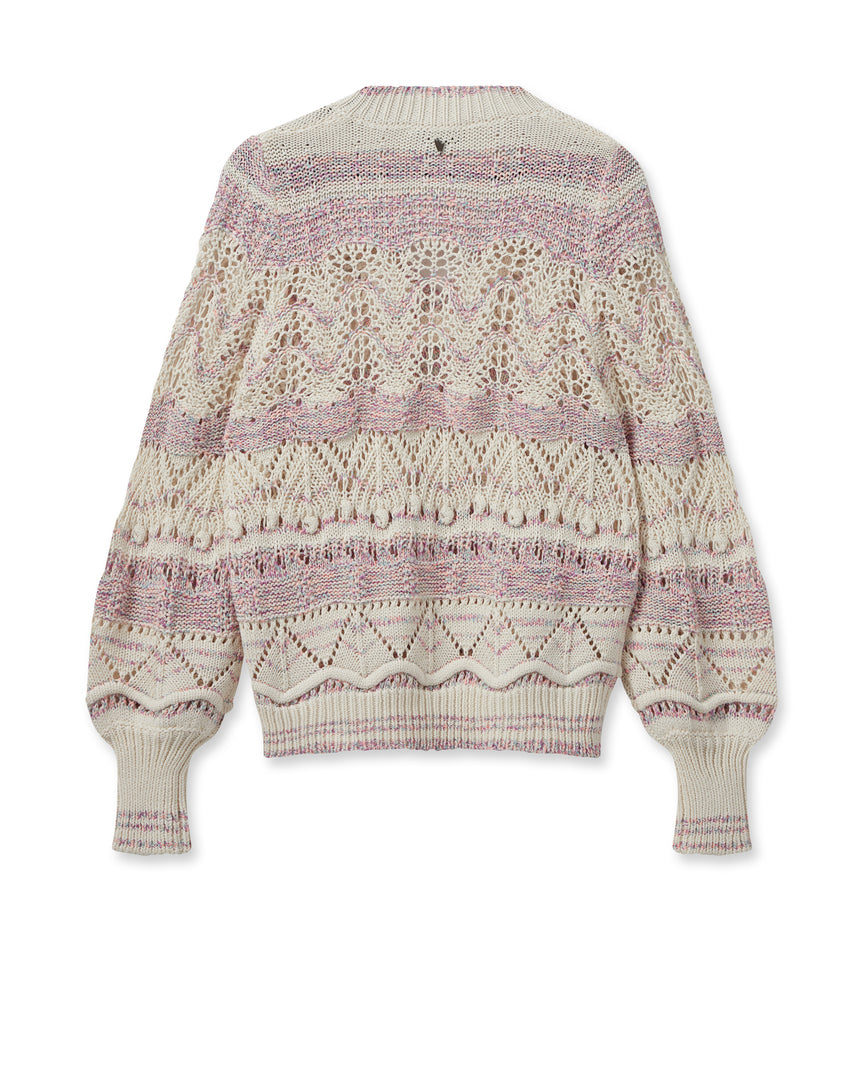 пуловер Livia Cotton V-Neck Knit