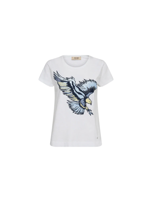 тениска с бродерия Mos Mosh"Rem O-SS Eagle Tee"