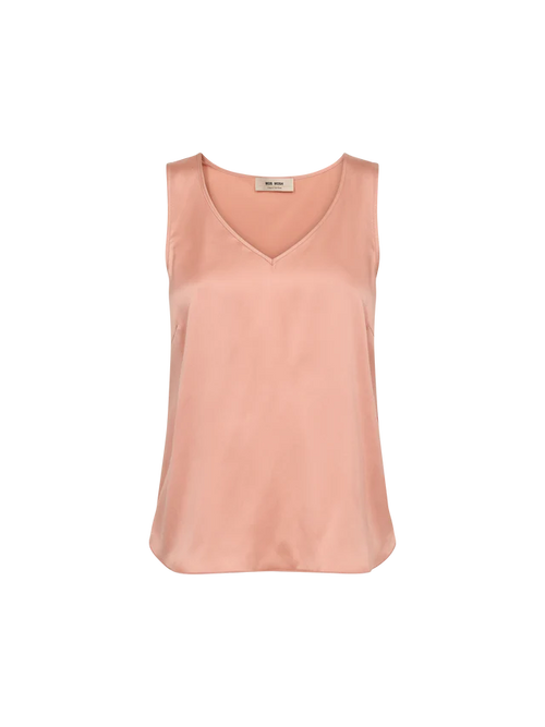 Копринен потник с V-образно деколте Mos Mosh Astrid