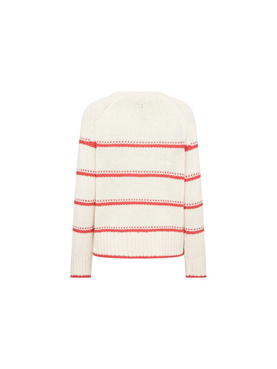 Плетена блуза Rola Bine Stripe Crewneck