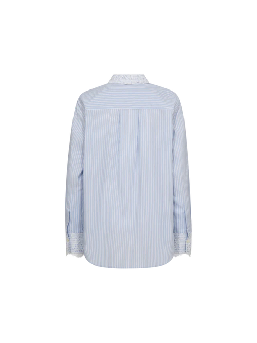 Риза с дантела и райета Mos Mosh Elinda